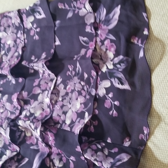 Adrianna Papell Ruffled Floral Dress - Picture 10 of 15